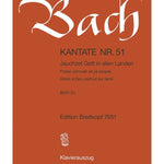 Bach J.S. - Cantata BWV 51 Praise Jehovah All Ye People - Remenyi House of Music