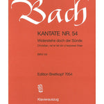 Bach J.S. - Cantata BWV 54 Widerstehe doch der Sünde - Remenyi House of Music