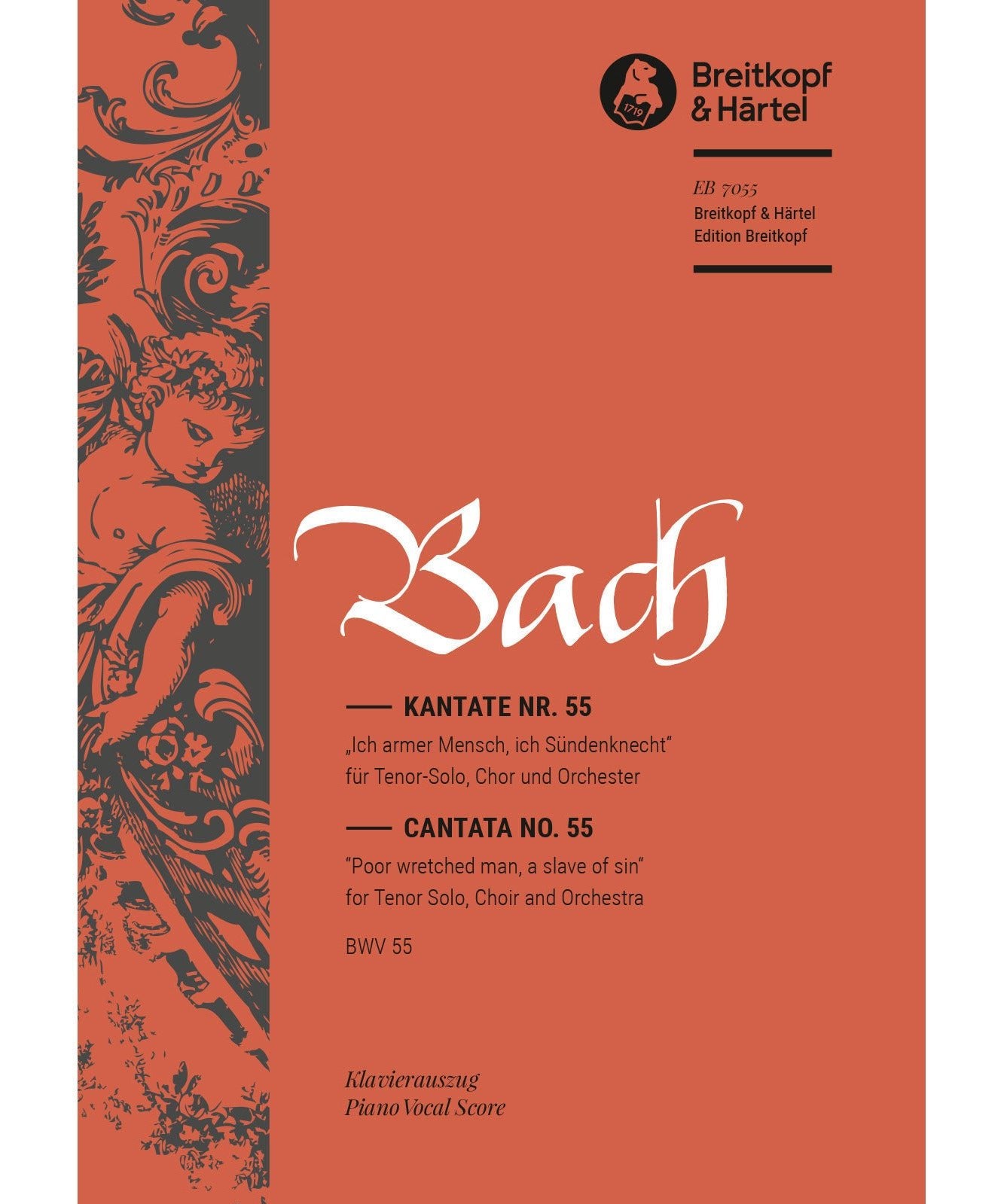 Bach J.S. - Cantata BWV 55 Ich armer Mensch, ich Sündenknecht - Remenyi House of Music