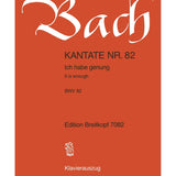 Bach, J.S. - Cantata BWV 82, Ich Habe Genug - Bass - Remenyi House of Music