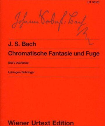 Bach J.S. - Chromatic Fantasy & Fugue BWV 903 - 903A - Remenyi House of Music