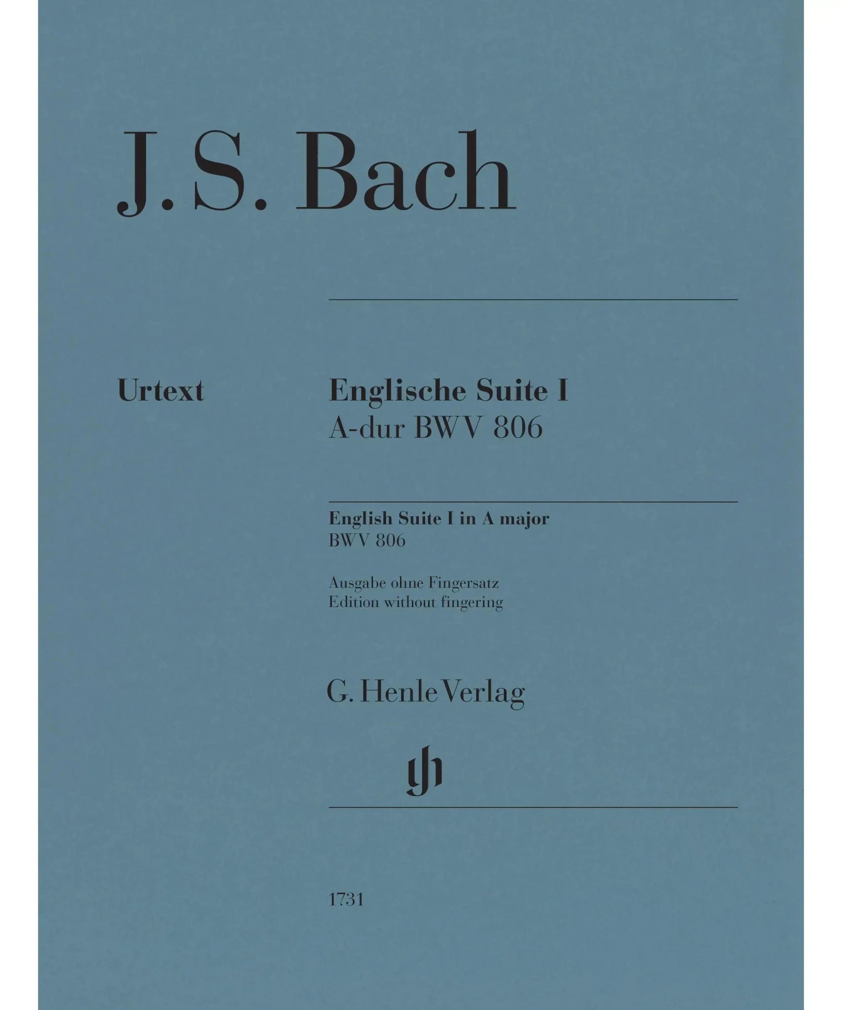 Bach, J.S. - English Suite No. 1 A Major, BWV 806 - Remenyi House of Music