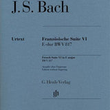 Bach, J.S. - French Suite VI in E Major (without fingering) - Remenyi House of Music