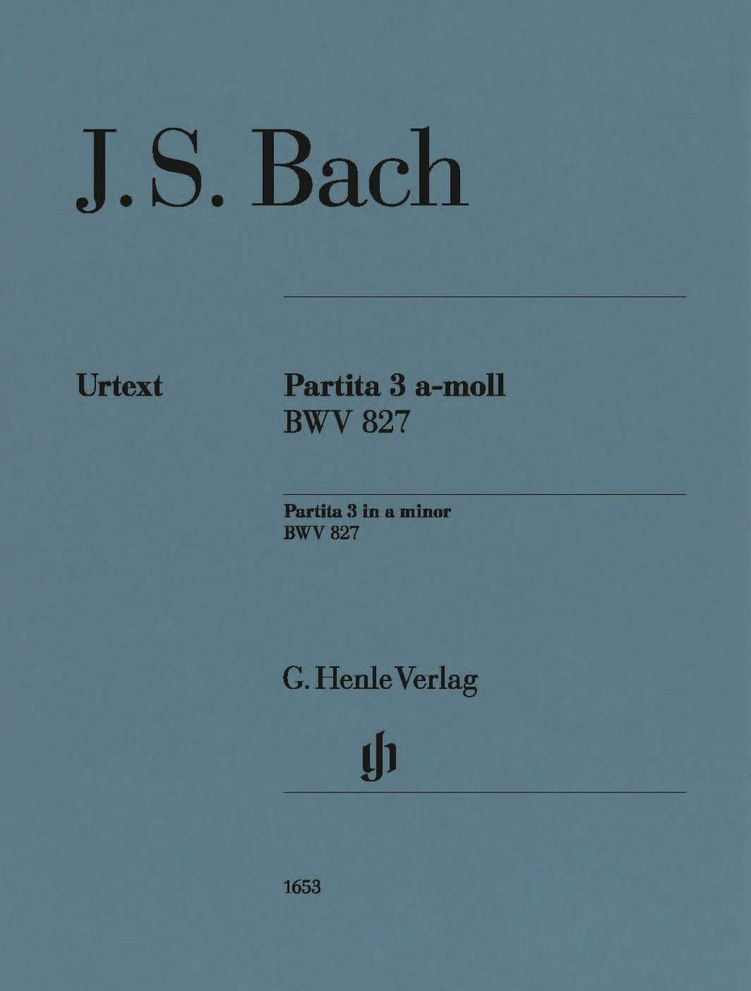 Bach, J.S. - Partita No. 3 in A Minor - Remenyi House of Music