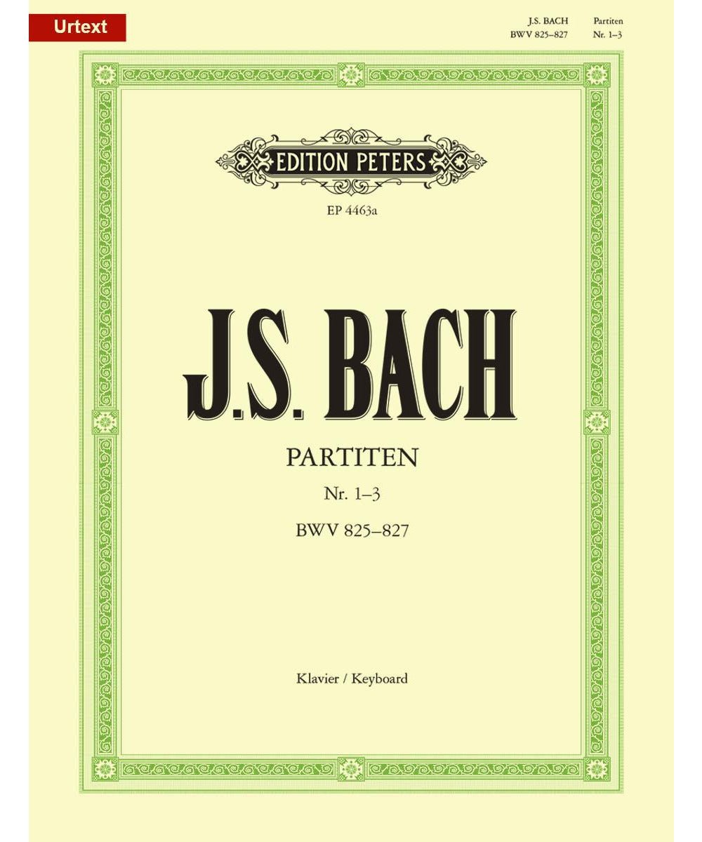 Bach, J.S. - Partitas - Volume 1, 1 - 3 (BWV 825 - 827) - Remenyi House of Music