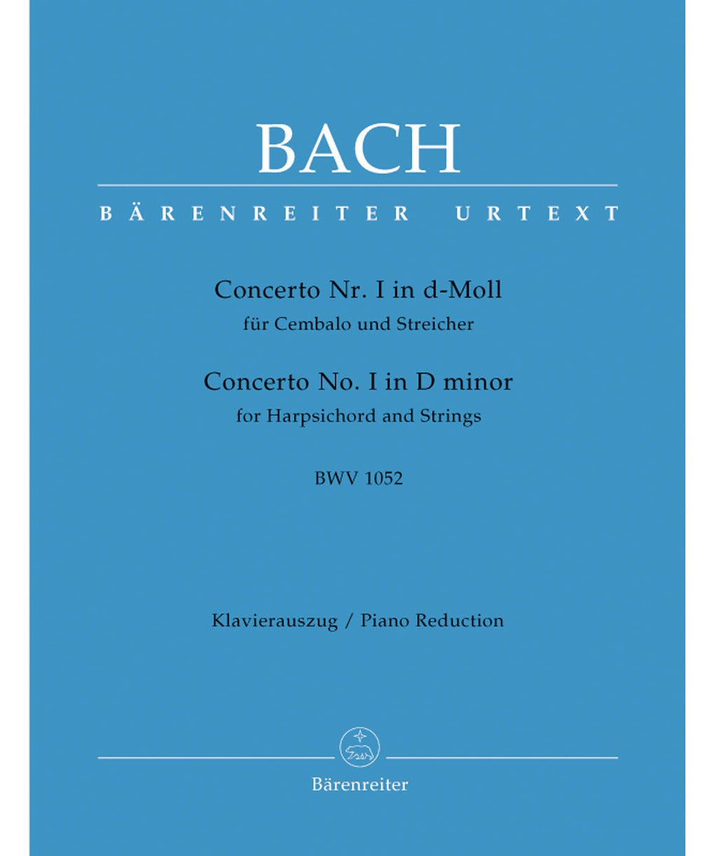 Bach J.S. - Piano Concerto 1 In D Minor BWV 1052 - Remenyi House of Music