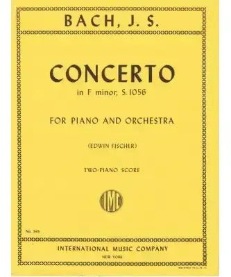 Bach J.S. - Piano Concerto in F, BWV 1056 - Remenyi House of Music