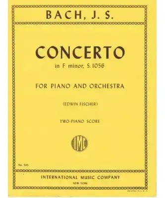 Bach J.S. - Piano Concerto in F, BWV 1056 - Remenyi House of Music