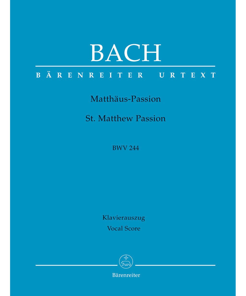 Bach J.S. - St Matthew Passion Bwv 244 - Remenyi House of Music