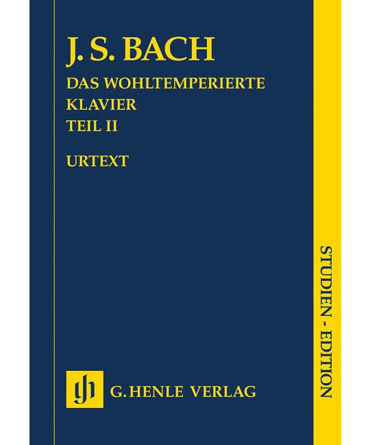 Bach J.S. - The Well - Tempered Clavier - Volume 2 BWV 870 - 893 - Remenyi House of Music