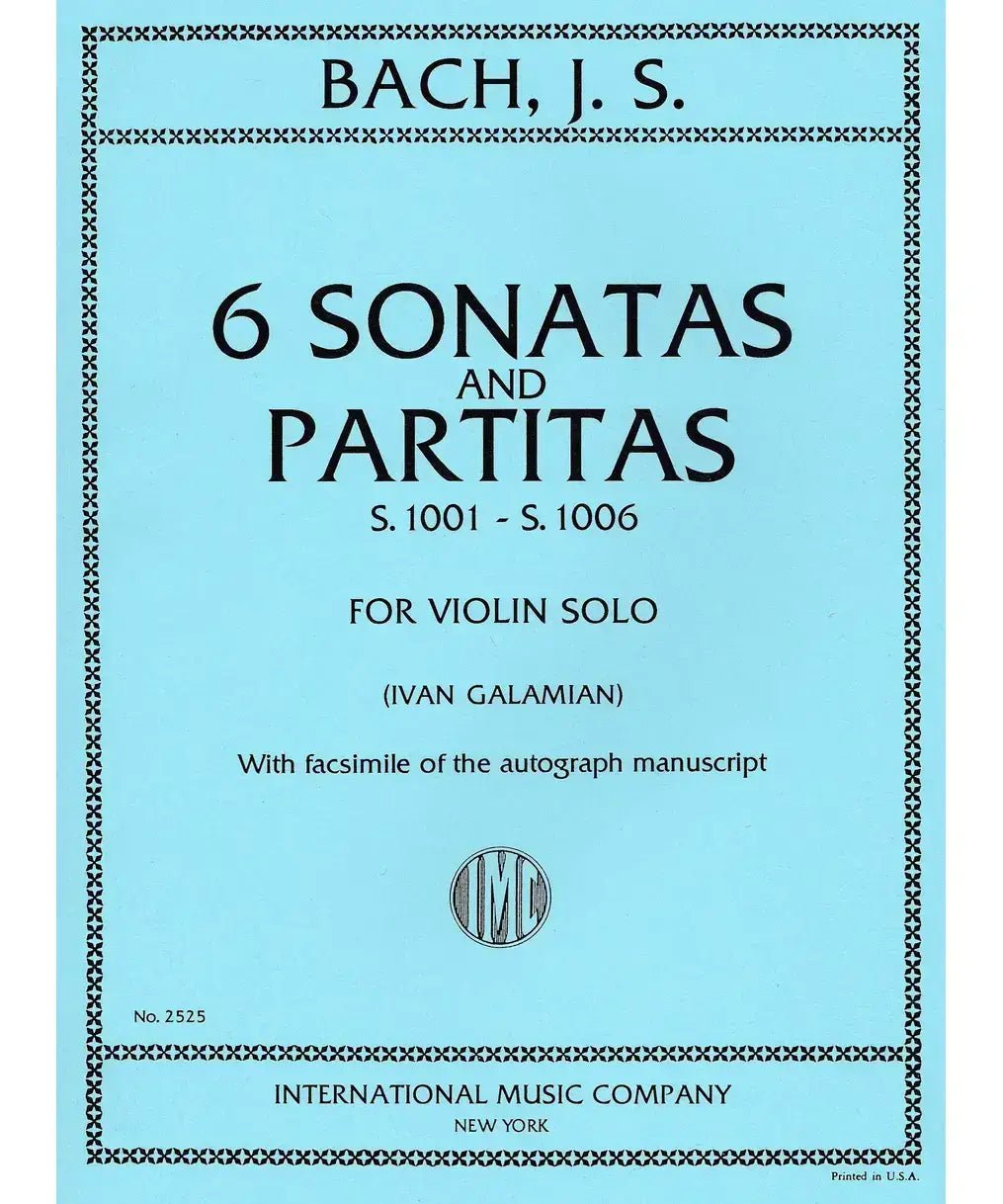 Bach J.S. - Violin Sonatas & Partitas BWV 1001 - 1006 - Remenyi House of Music