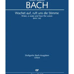 Bach, J.S. - Wake, O Wake, and Hear the Voices Cantata BWV 140 (Vocal Score) - Remenyi House of Music