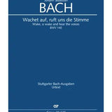 Bach, J.S. - Wake, O Wake, and Hear the Voices Cantata BWV 140 (Vocal Score) - Remenyi House of Music