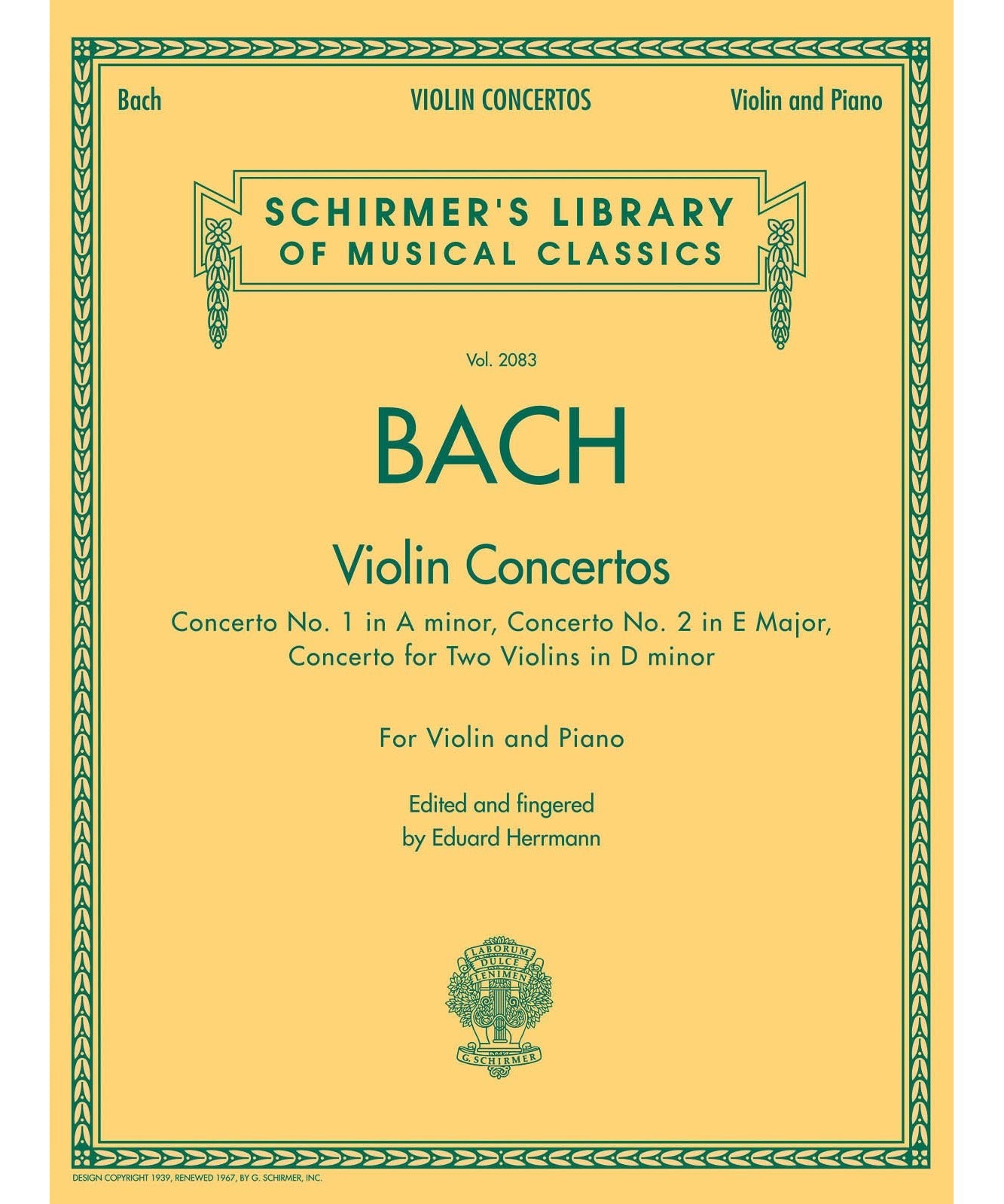 Bach - Violin Concertos - Remenyi House of Music