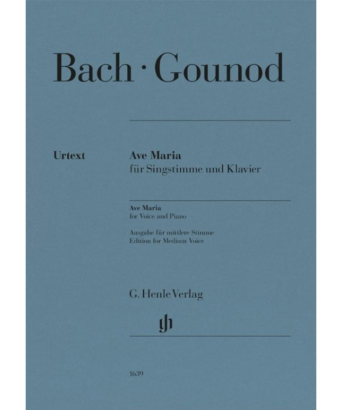 Bach/Gounod - Ave Maria (Version for Medium Voice and Piano) - Remenyi House of Music