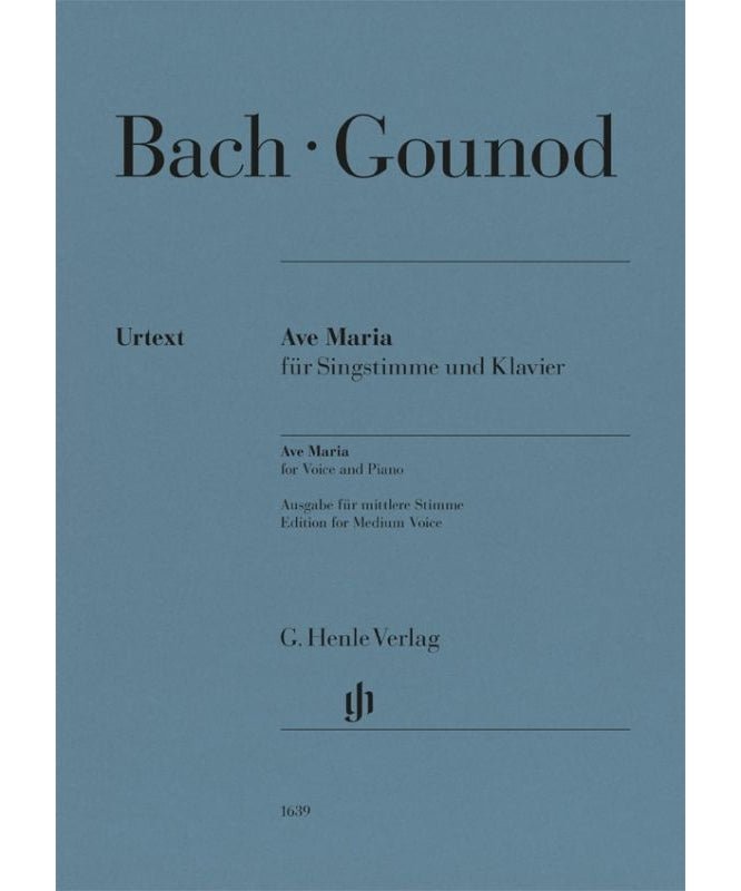 Bach/Gounod - Ave Maria (Version for Medium Voice and Piano) - Remenyi House of Music