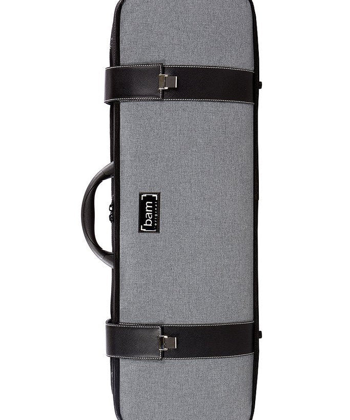 Bam Hightech Oblong Violin Case Gray Flannel - Remenyi House of Music