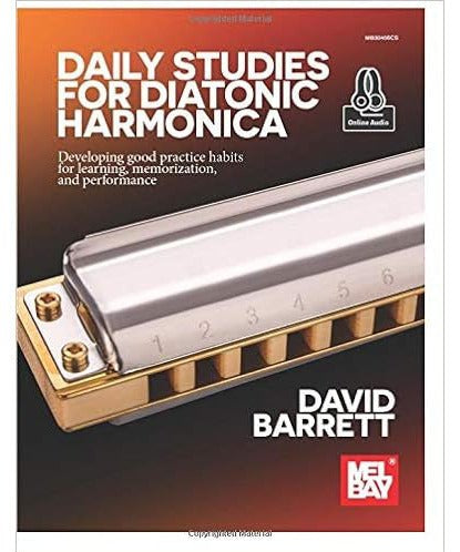 Barrett D. - Daily Studies For Diatonic Harmonica - Book & Download - Remenyi House of Music