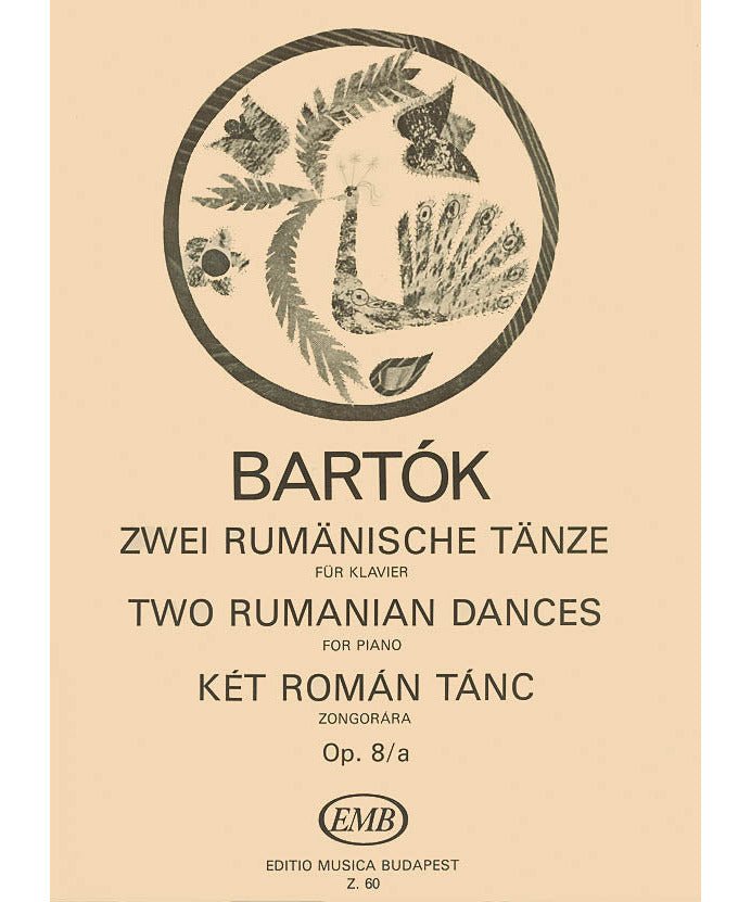 Bartok, B. - 2 Rumanian Dances, Op. 8a - Remenyi House of Music