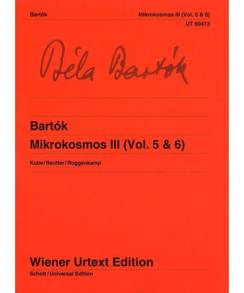 Bartók B. - Mikrokosmos Vol. 5 & 6 - Remenyi House of Music