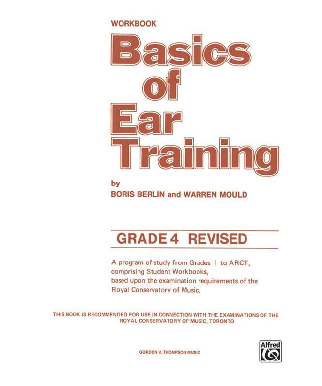 Basics of Ear Training, Grade 4 - Remenyi House of Music