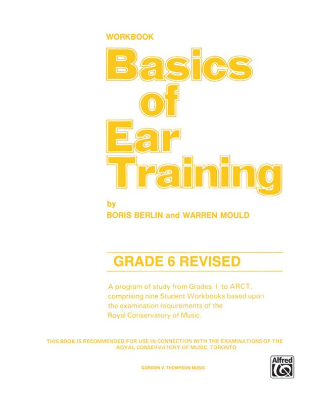 Basics of Ear Training, Grade 6 - Remenyi House of Music