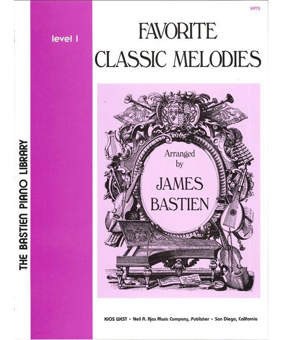 Bastien - Favourite Classic Melodies Level 1 - Remenyi House of Music