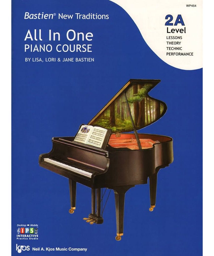 Bastien - New Traditions All - In - One Piano Course Level 2A - Remenyi House of Music