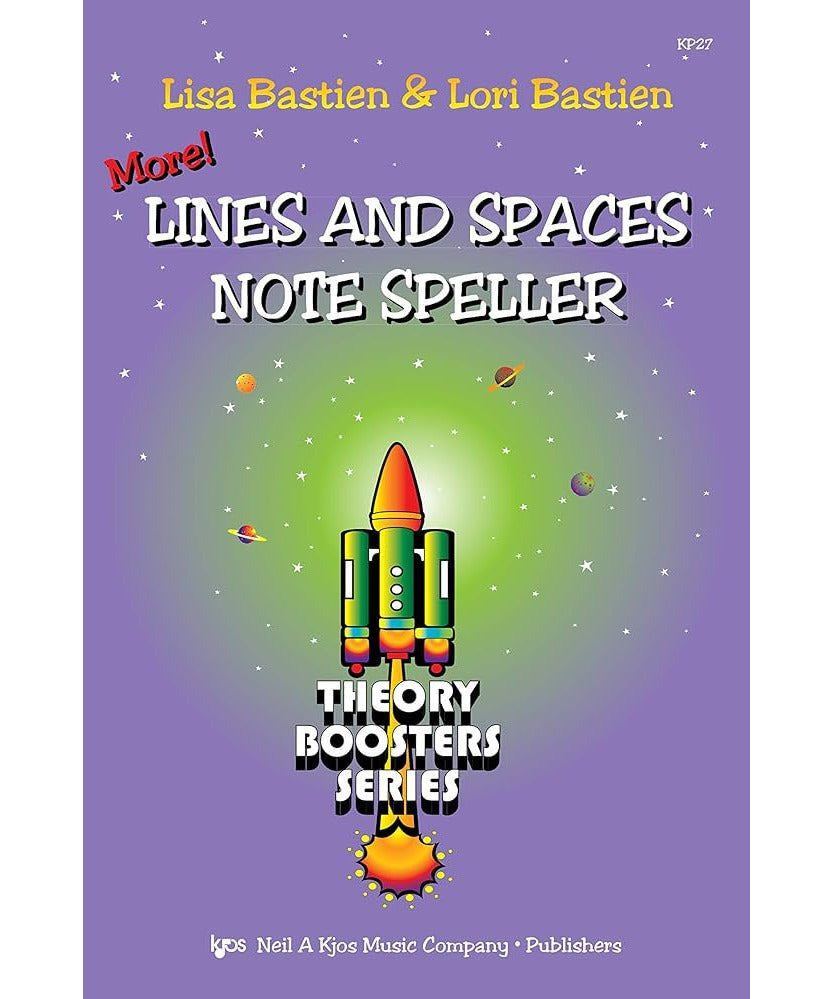 Bastien - Theory Boosters - More Lines & Spaces Note Speller - Remenyi House of Music