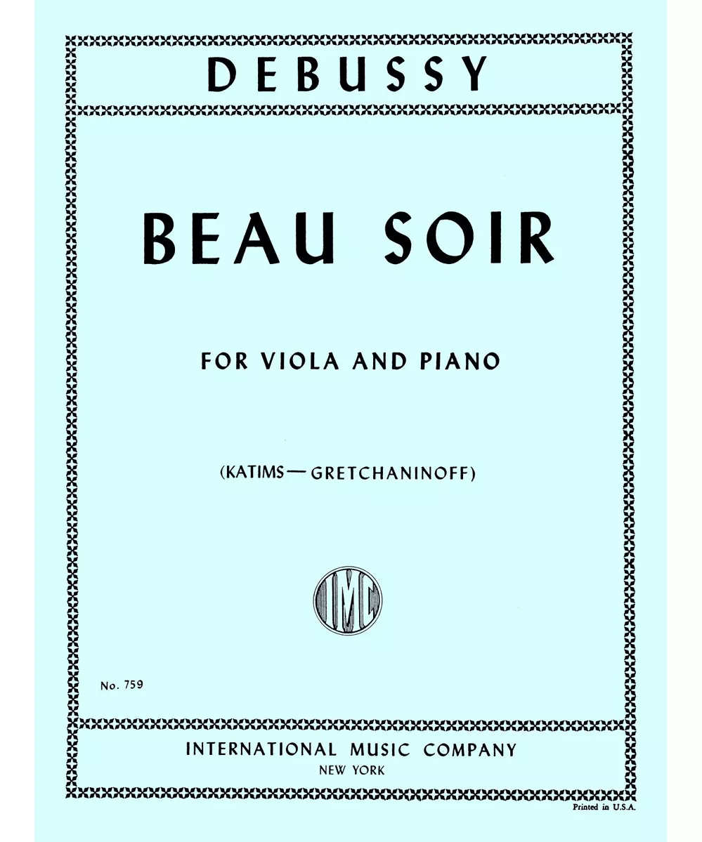 Beau Soir - Remenyi House of Music