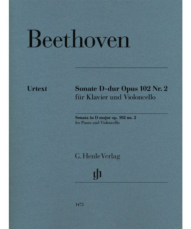 Beethoven, L. - Cello Sonata in D Major, Op. 102, No. 2 - Remenyi House of Music