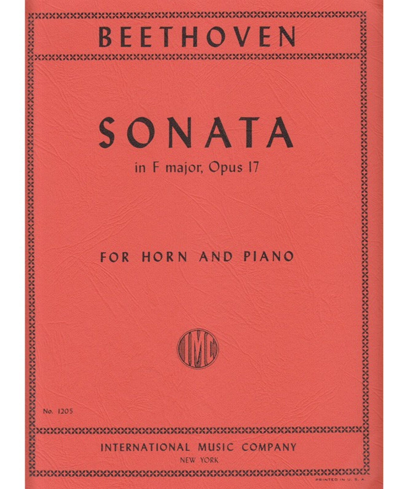 Beethoven L. - Horn Sonata In F Op 17 - Remenyi House of Music