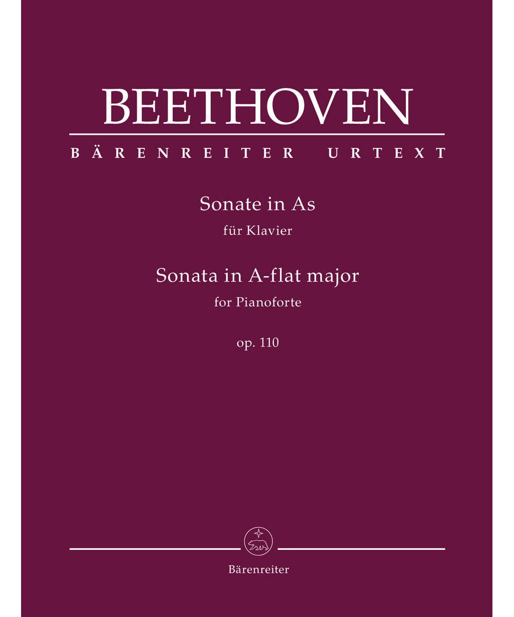 Beethoven L. - Piano Sonata In Ab Op 110 - Remenyi House of Music