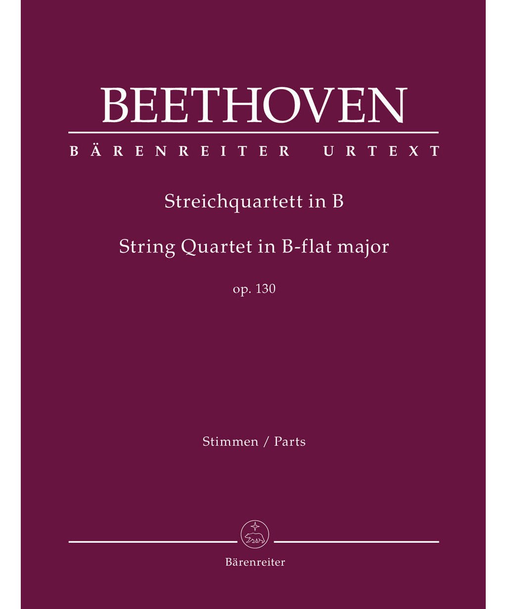 Beethoven, L. - String Quartet in B - flat major op. 130 - Remenyi House of Music