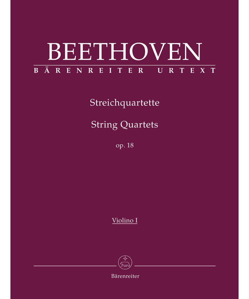 Beethoven L. - String Quartets Op 18 - Remenyi House of Music