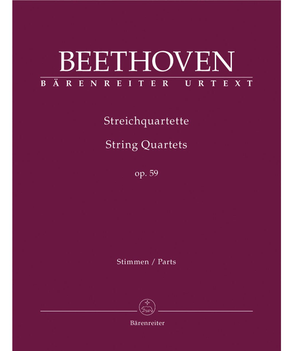 Beethoven L. - String Quartets Op 59 - Remenyi House of Music