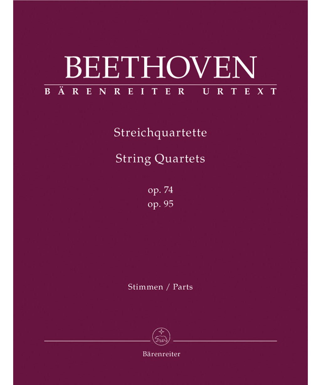 Beethoven L. - String Quartets Op 74 Op 95 - Remenyi House of Music