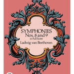 Beethoven, L. - Symphonies 8 - 9 (Full Score) - Remenyi House of Music