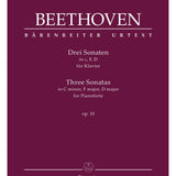 Beethoven L. - Three Sonatas for Pianoforte in C minor, F major, D major op. 10 - Remenyi House of Music