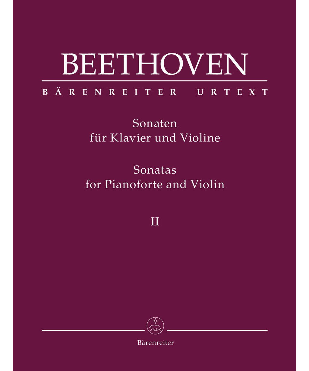 Beethoven - Sonatas for Pianoforte and Violin Vol. 2 - Remenyi House of Music