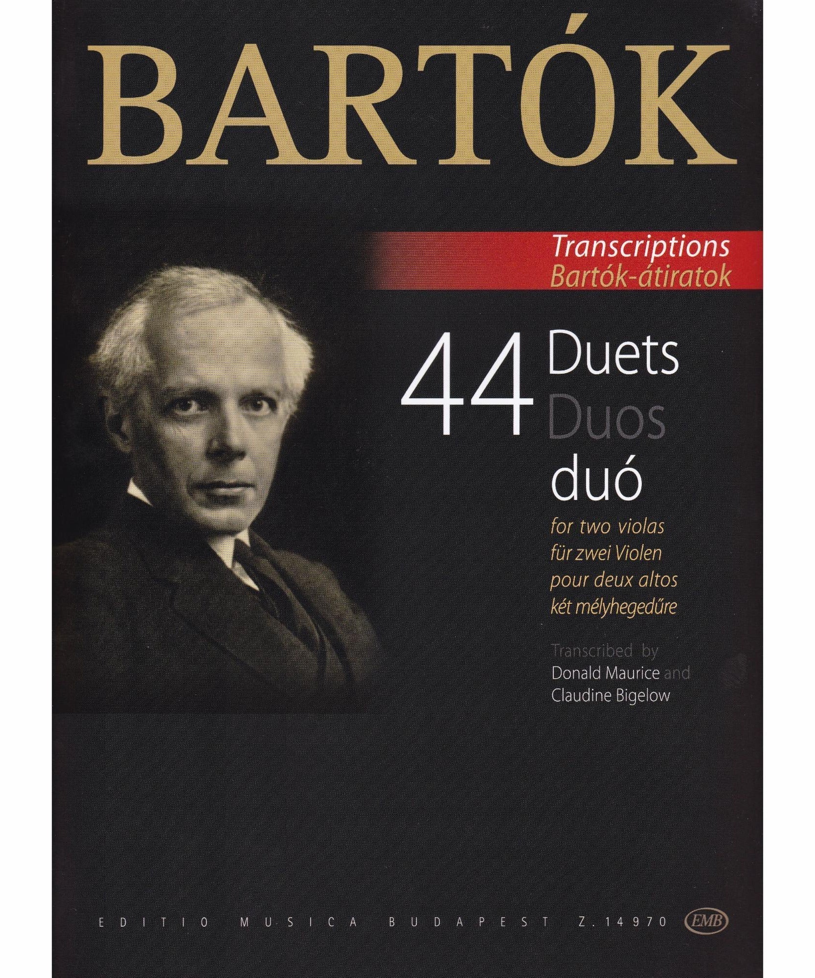 Béla Bartók - 44 Duets for Two Violas - Remenyi House of Music