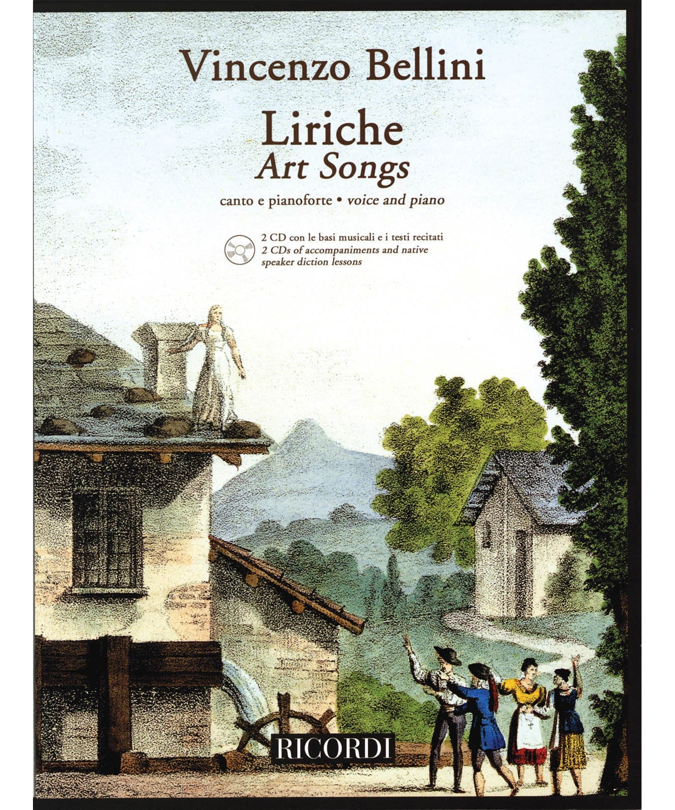 Bellini: Liriche - Voice and Piano with CD - Remenyi House of Music