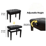 Benchworld SONATA PRO 1C SE Satin Black Adjustable Bench - Remenyi House of Music