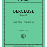 Berceuse, Opus 16 - Remenyi House of Music