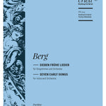 Berg, A. - Seven Early Songs - Full Score - Remenyi House of Music