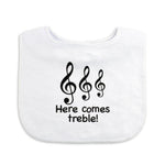 Bib - Here Comes Treble White - Remenyi House of Music