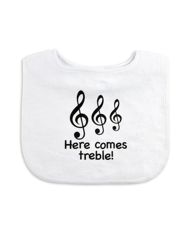 Bib - Here Comes Treble White - Remenyi House of Music