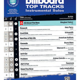 Billboard Top Tracks Instrumental Solos (Alto Sax Book & CD) - Remenyi House of Music