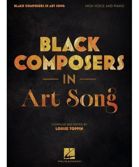 Black Composers in Art Song - High Voice - Remenyi House of Music