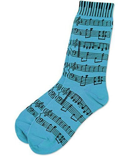 Blue Socks with Staff (Ladies) - Remenyi House of Music